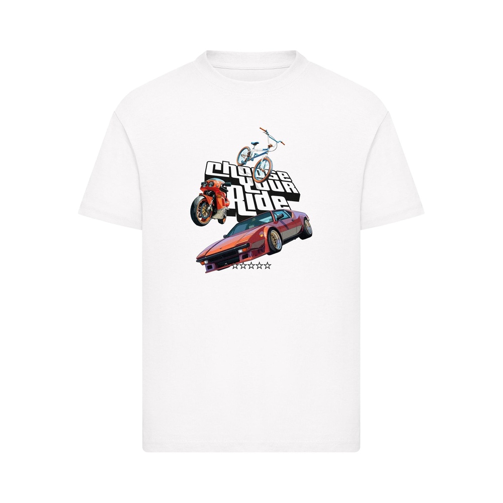 Mister Tee - Choose Your Ride 5 Stars Tshirt Enfant - Blanc